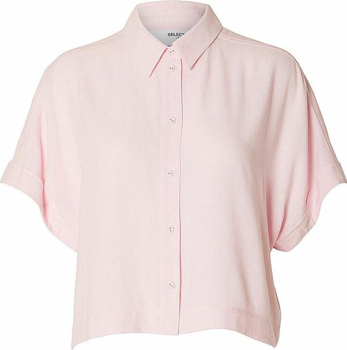 Actual product image Selected Femme Cropped short sleeve shirt (42)