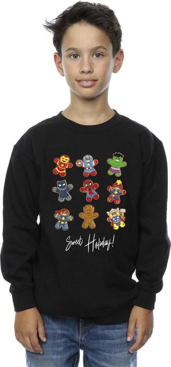 Actual product image Boys Gingerbread Avengers Sweatshirt (152, 158)