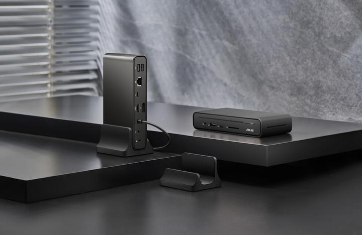 Image du produit ASUS DC300 - Station d'accueil - USB-C - HDMI DP USB-C - 1GbE - 150 Watt (USB-C, 1 Ports)
