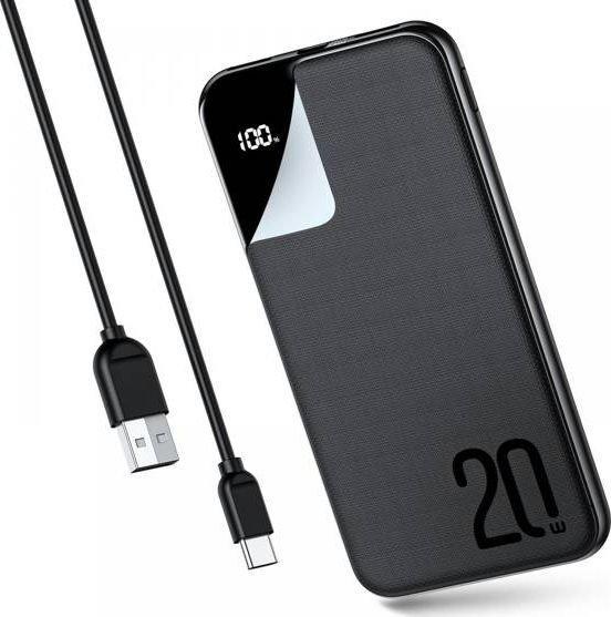 Produktbild Joyroom Powerbank JR-QP190 10000 mAh juodas (JYR032BLK) (10000 mAh)