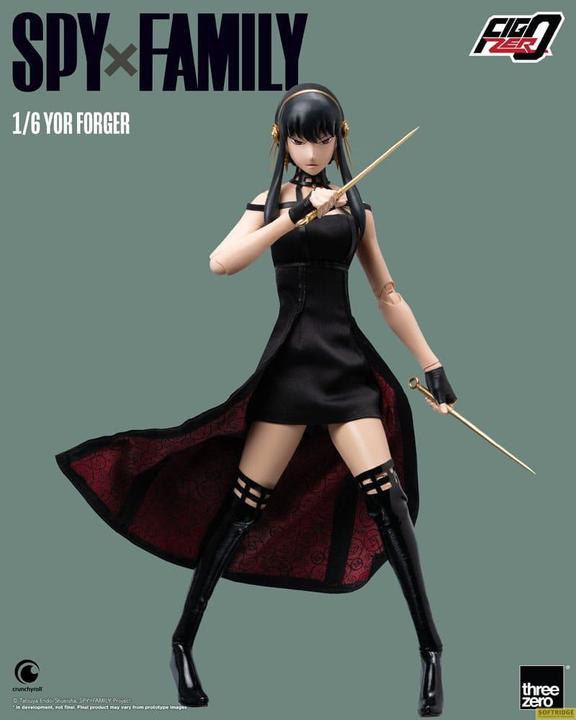 Actual product image ThreeZero Spy x Family FigZero Action Figure 1/6 Yor Forger 28 cm