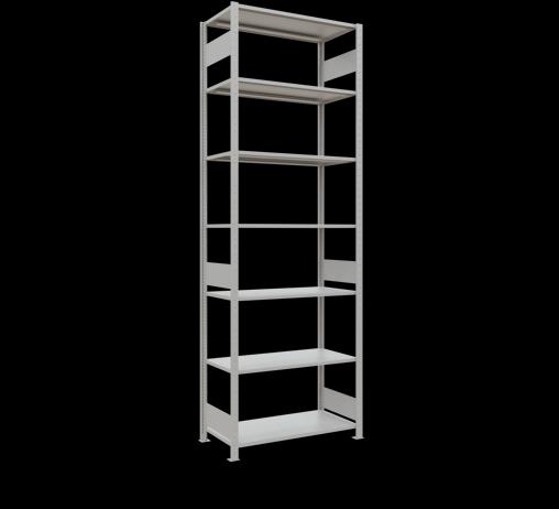 Système d'emboîtement pour rayonnage de base MULTIplus85 avec traverse de longueur