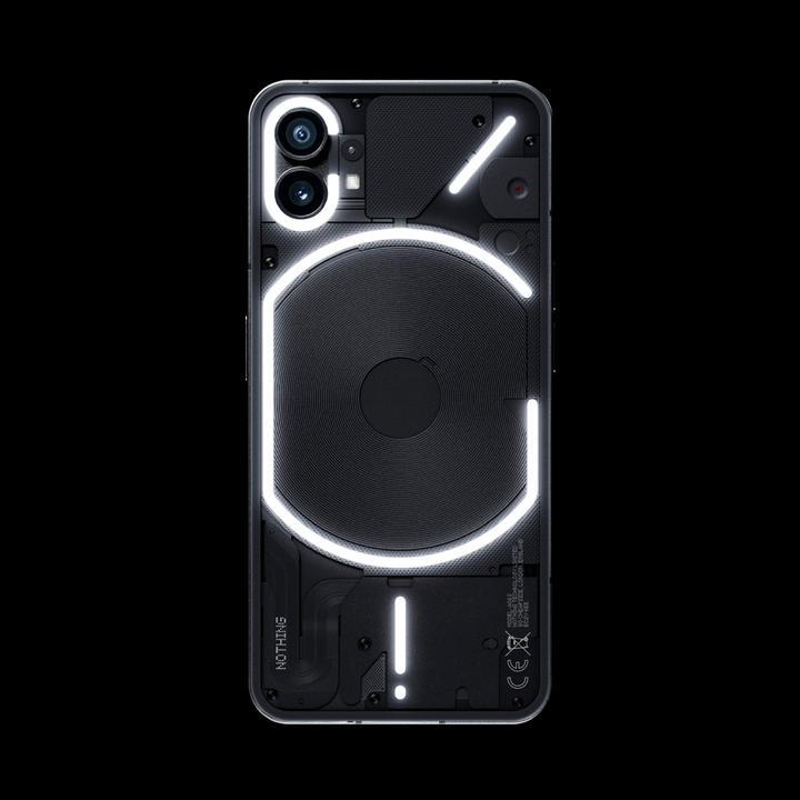 Actual product image Nothing Phone (1) (8GB) (128 GB, Black, 6.55", Dual SIM, 50 Mpx, 5G)