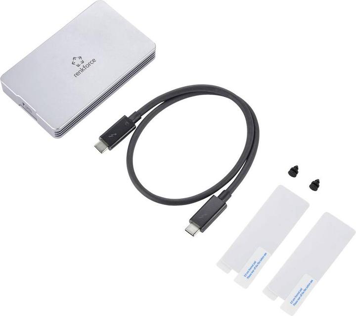 Produktbild Renkforce RF-5587612 M.2-Festplatten-Gehäuse USB 4 (M.2 2280, M.2)