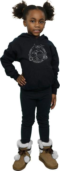 Actual product image Girls Ravenclaw Seal Hoodie (140, 146)