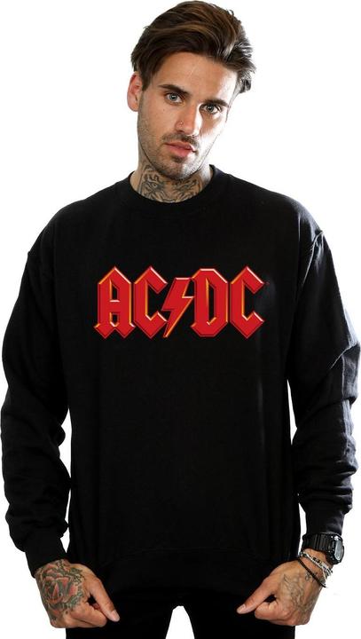 Produktbild AC/DC Sweatshirt aus Baumwolle mit rotem Logo (5XL)