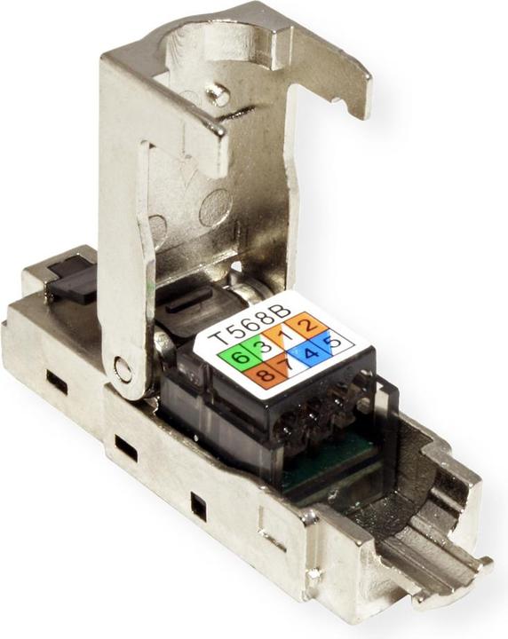 Actual product image Value Field-attachable RJ-45 plug Cat.6 (Class E), STP