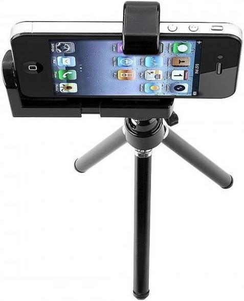 Produktbild Techly I-TRIPOD-UN tripod Mobile phone 3 feet Black
