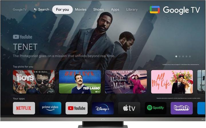 Image du produit TCL 75C935 (75", C935, Mini-LED, 4K, 2022)