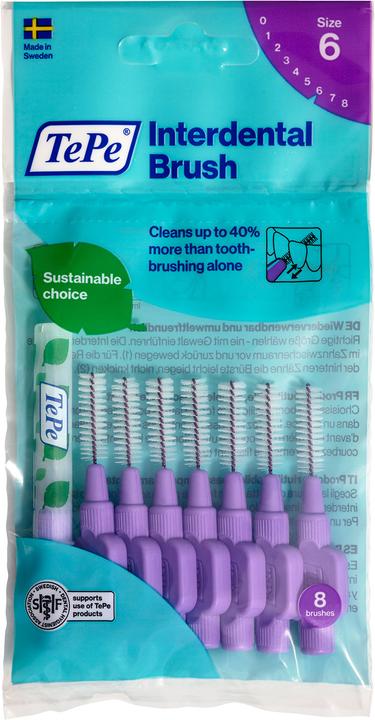 Produktbild TePe Interdentalbürsten Original Lila ISO 6 (1 x, 1.10 mm)