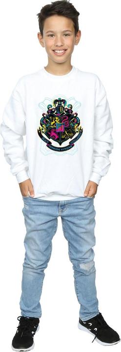 Image du produit - Sweat NEON HOGWARTS CREST - Garçon (128)