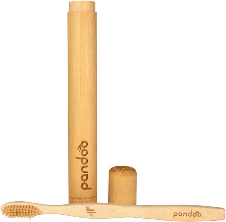 Pandoo Zahnbürsten-Etui braun, 21,3 cm (Zahnbürsten Etui)