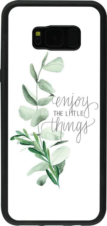 Image du produit PhoneLook Coque Silicone rigide noir Enjoy the little things (Samsung Galaxy S8+)