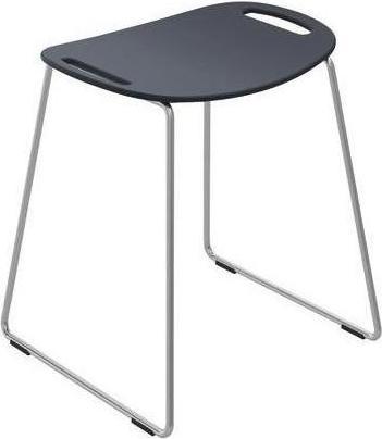Produktbild Hewi Duschhocker Gest verchromt Sitzfläche anthrazitgrau (150 kg)