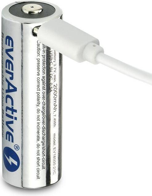 Immagine prodotto Everactive 18500 Li-Ion (1 pz., 18500, 2100 mAh)