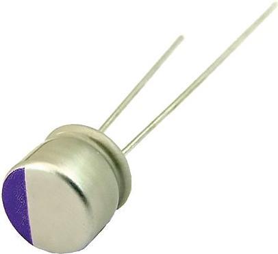 Actual product image Panasonic Polymerkondensator 20V, 22uF
