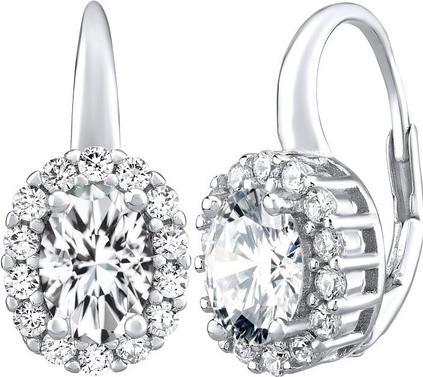 Actual product image Silvego Silver earrings SHARON with zircons LPS0611W