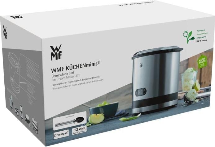 Produktbild WMF KÜCHENminis 3in1 Eismaschine / Ice Maker für Frozen Joghurt, Sorbet und Eiscreme mit Eisportionierer