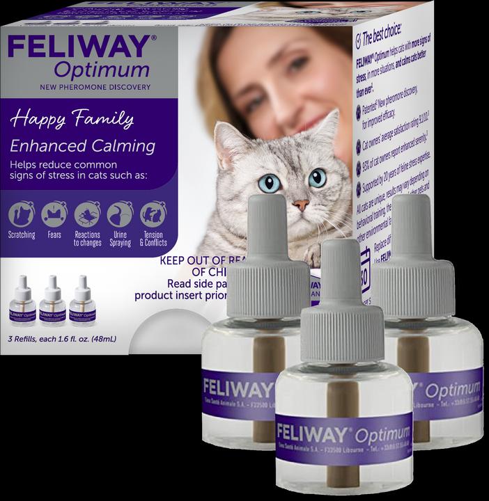 Immagine prodotto Feliway Bottiglia di ricarica Optimum Trio (Gatto, 144 ml)