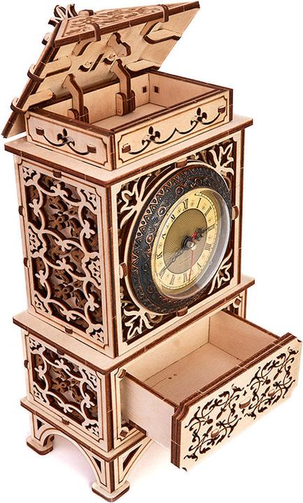 Produktbild Wood Trick Klassische Uhr - Standuhr - 3D Holzbausatz