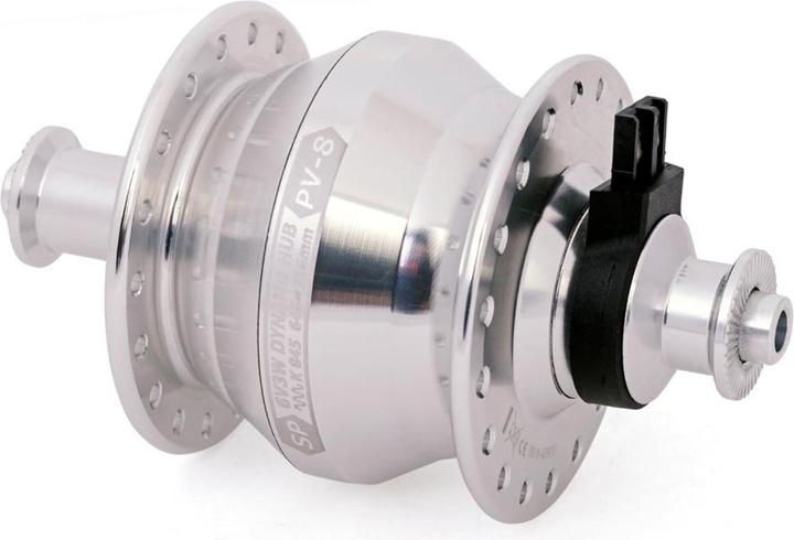 Shutter Precision Nabendynamo PV-8 (Silber / 32H) (Felgenbremse)