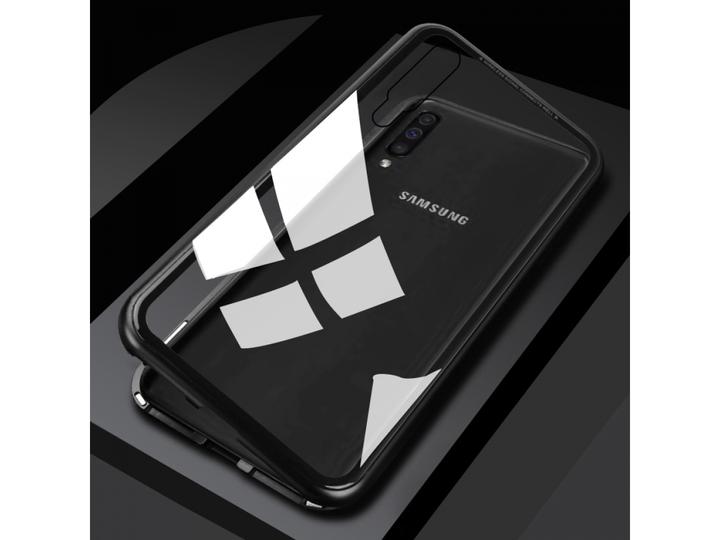 Actual product image G-Case Samsung Galaxy A50 Aluminium Magnetic Glass Back Cover Case (Samsung Galaxy A50)