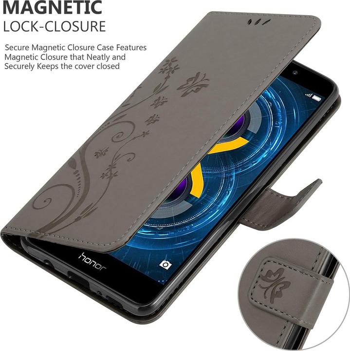 Produktbild Cadorabo Flower Book Cover (Huawei Mate 9 Lite, Honor 6X)