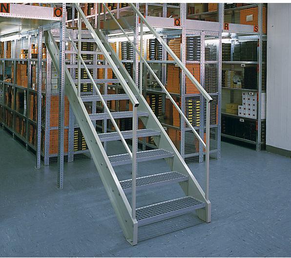 Image du produit eurokraft pro Rayonnage de stockage à boulonner, RAL 7035, mi-lourd