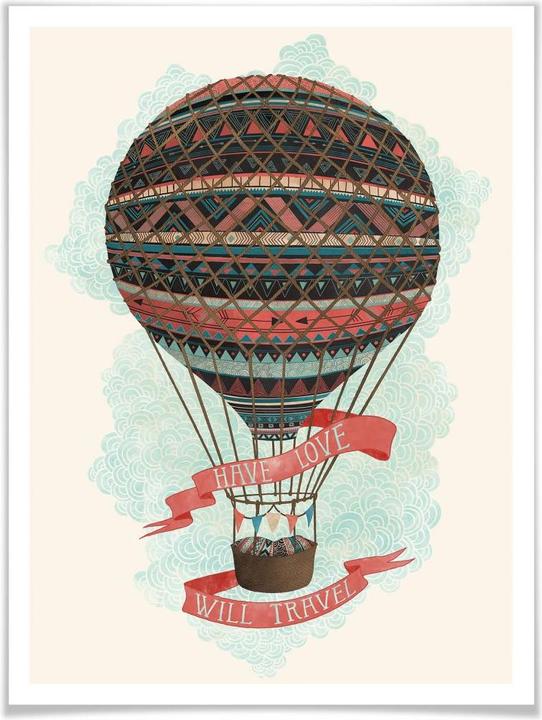 Image du produit Trenddeko Have love will travel (60 x 80 cm)