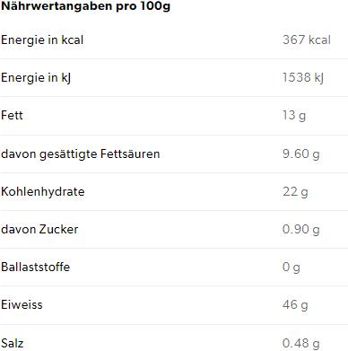 Nährwerte und Zutaten Layenberger High Proteinriegel (Banane, Schokolade, 18 Stk., 630 g)