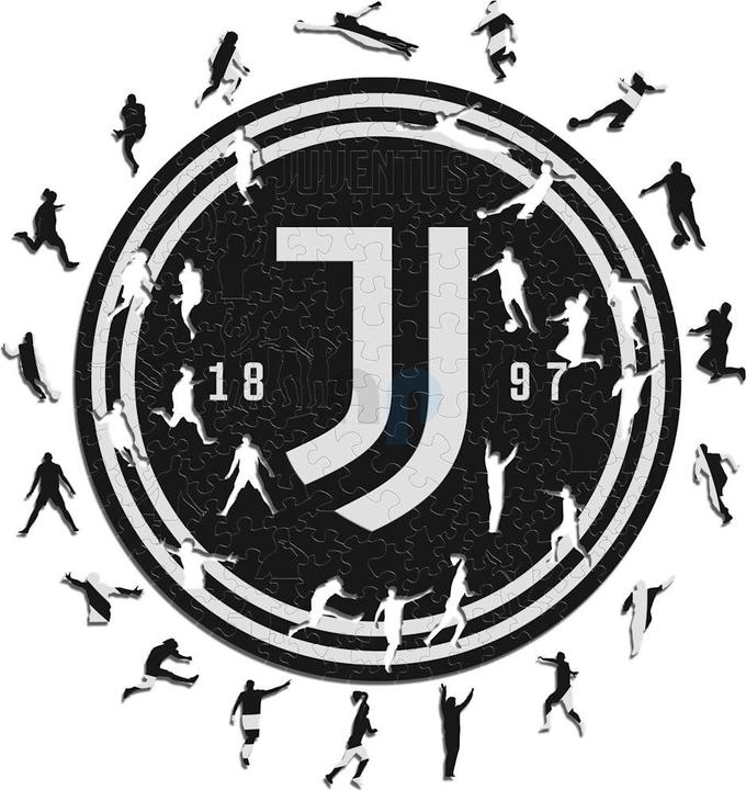 Immagine prodotto Iconic Juventus FC - Logo - Puzzle in Legno Taglia S (150 Pezzi) (150 pezzi)