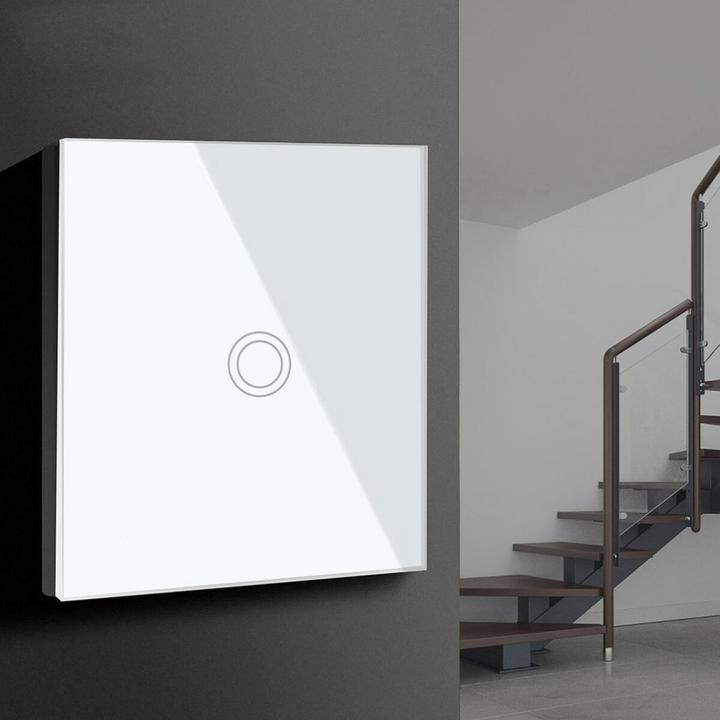 Productafbeelding Maclean Touch wisselschakelaar Lichtschakelaar Kruisschakelaar Wandschakelaar Trapschakelaar met LED met