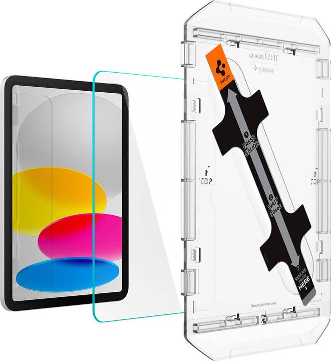 Produktbild Spigen Glas.TR iPad 10.9 2022 "EZ FIT" szkło hartowane z ramką AGL05554 (1 Stück, iPad 2022 (10. Gen))