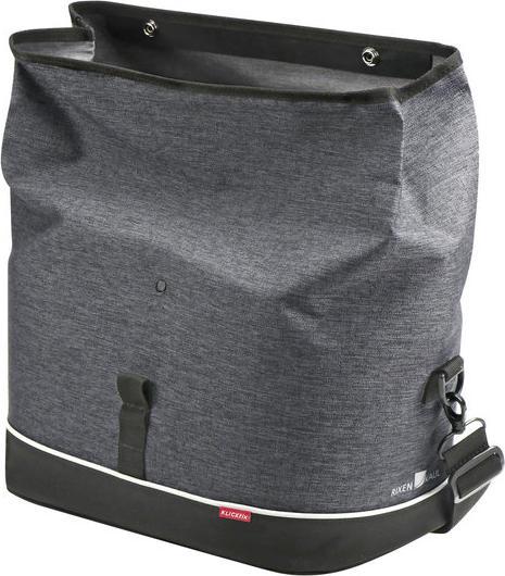 Immagine prodotto KlickFix Klick-fix Rackpack City bag grigio con chiusura a rotolo, incl. adattatore RT 25x25x21cm, fino a (8 l, Borsa portapacchi)