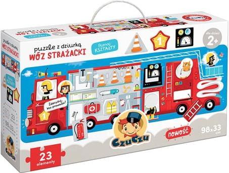 Czuczu Puzzle with a hole Fire engine 23 elements (23 pieces)