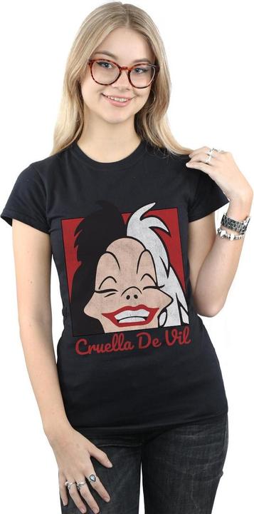 Immagine prodotto Disney Cruella De Vil Cropped Head Maglietta Donna (XL)