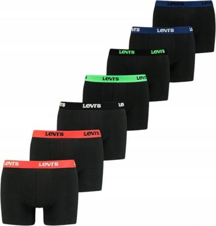 Immagine prodotto Levis Boxer da uomo in confezione regalo, confezione da 7 pezzi (L, Confezione da 7)