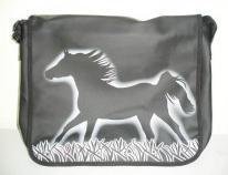 Kögler City-Bag, gross, Vinyl, Pferd im Galopp, 40x10x32cm