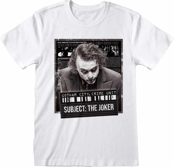 Actual product image Universal Textiles Unisex Adult The Joker Mugshot T-Shirt (M)