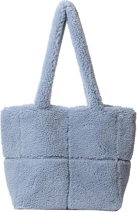 Actual product image Only-Bags.Store Chic faux fur shoulder bag - versatile and lightweight, perfect for work or leisure