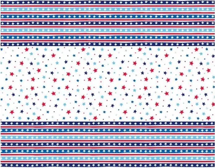 Immagine prodotto Unique Party American Plastica Stelle e Strisce Copritavolo per Feste