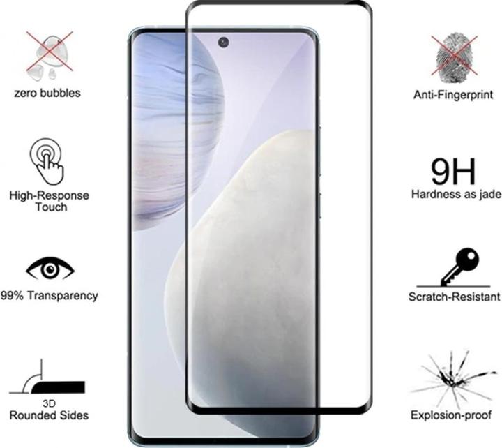 Image du produit Screenguard Huawei Nova 9 Full Screen Protective Glass 2.5D 9H (1 pièce(s), Huawei Nova 9)
