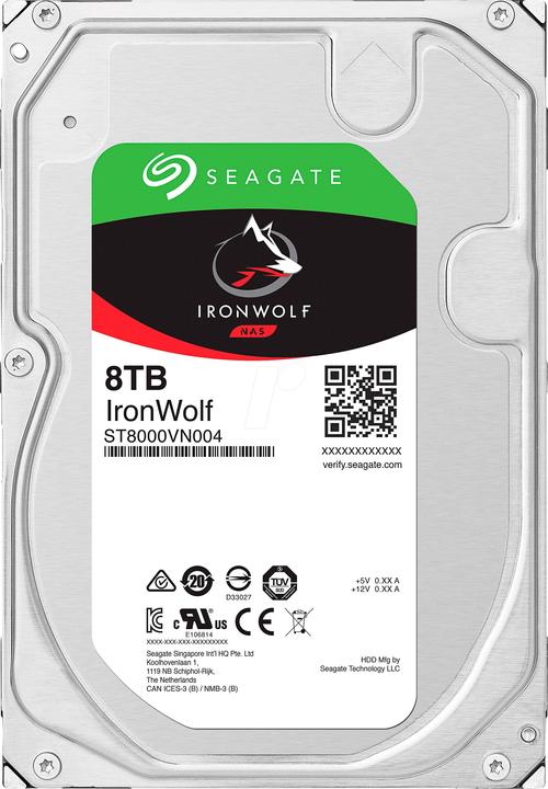 Produktbild Seagate IronWolf (8 TB, 3.5", CMR)