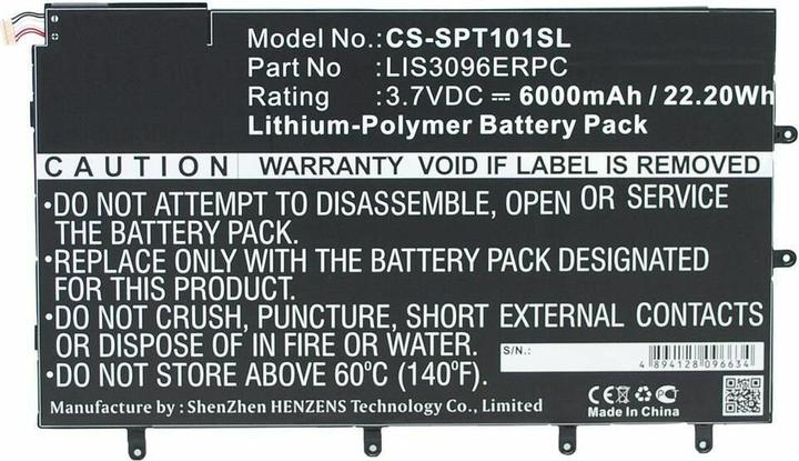Image du produit CoreParts Batterie pour Sony Tablet
