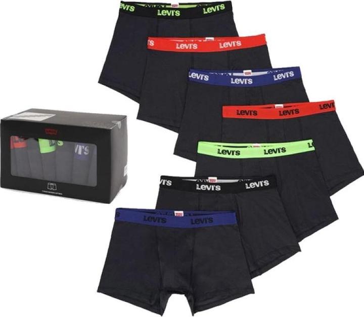 Immagine prodotto Levis Boxer da uomo in confezione regalo, confezione da 7 pezzi (L, Confezione da 7)