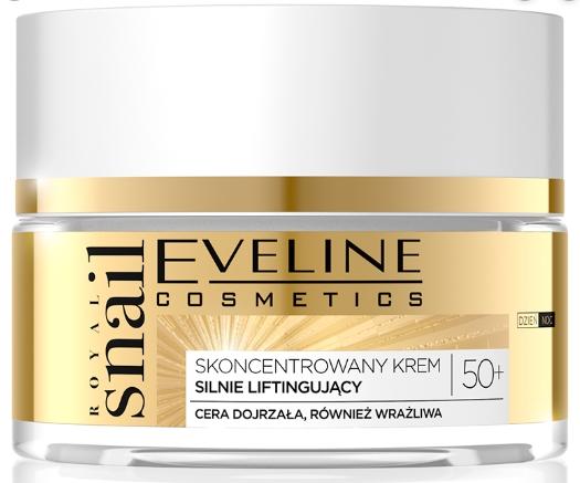 Eveline Royal Snail 50+ Snail Slime Therapy Concentrated Strongly Lifting Cream For Day And Night (50 ml)