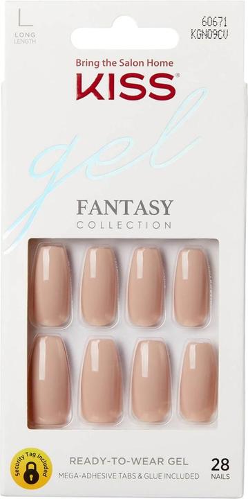 Produktbild KISS Nails - Gel Fantasy Nails Ab Fab (Kunstnägel, Braun)