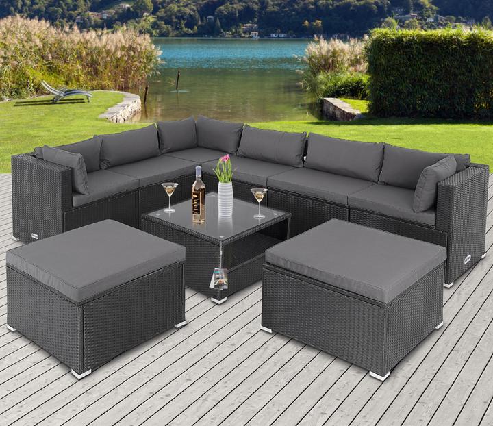 Produktbild Casaria Polyrattan Lounge Set