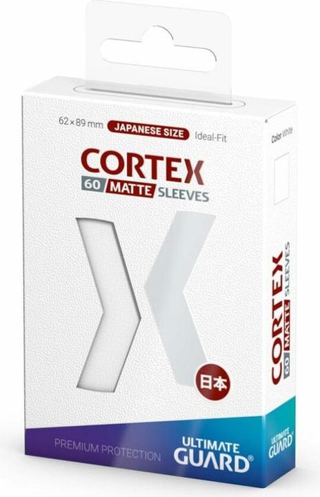 Ultimate Guard 60 pochettes Cortex Sleeves format japonais Blanc Mat