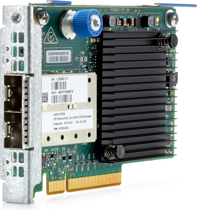 HPE Carte réseau SFP28 817749-B21 10/25Gbps PCI Express x8 (Ethernet)